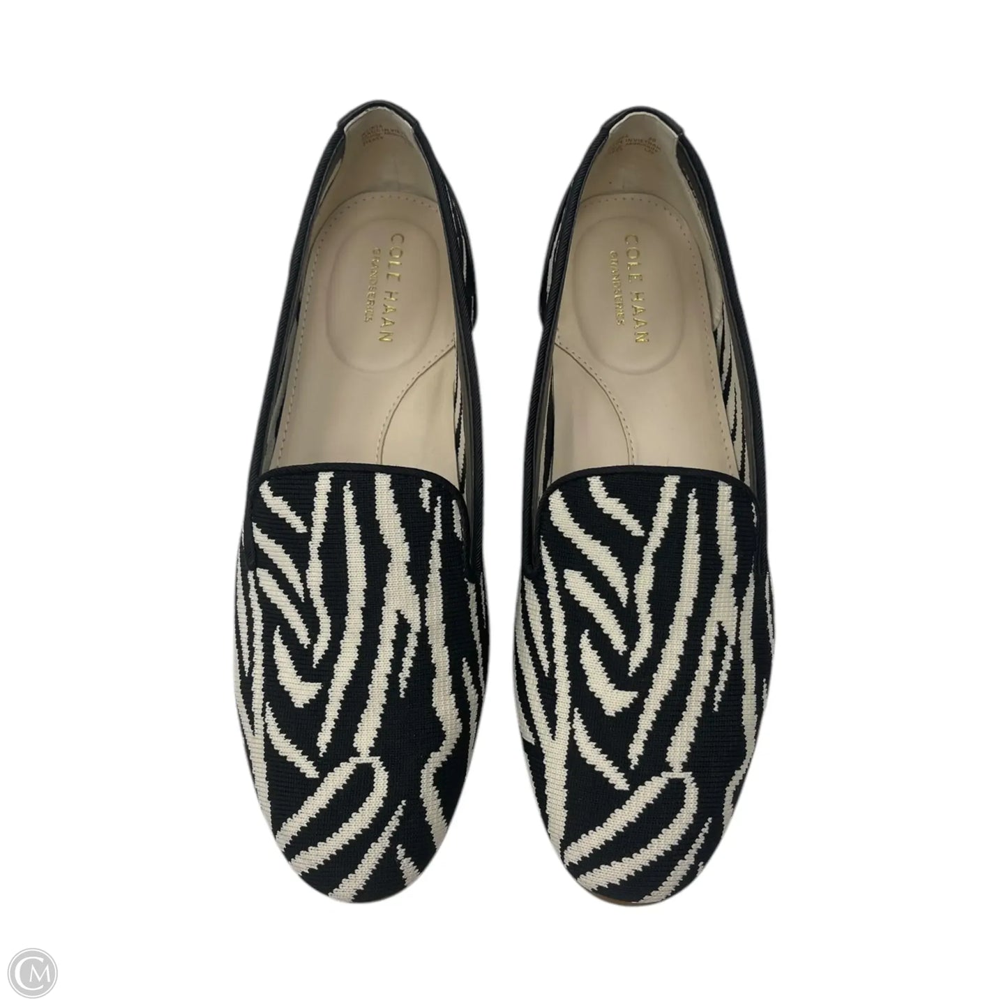 Shoes Flats By Cole-haan In Black & White, Size: 8