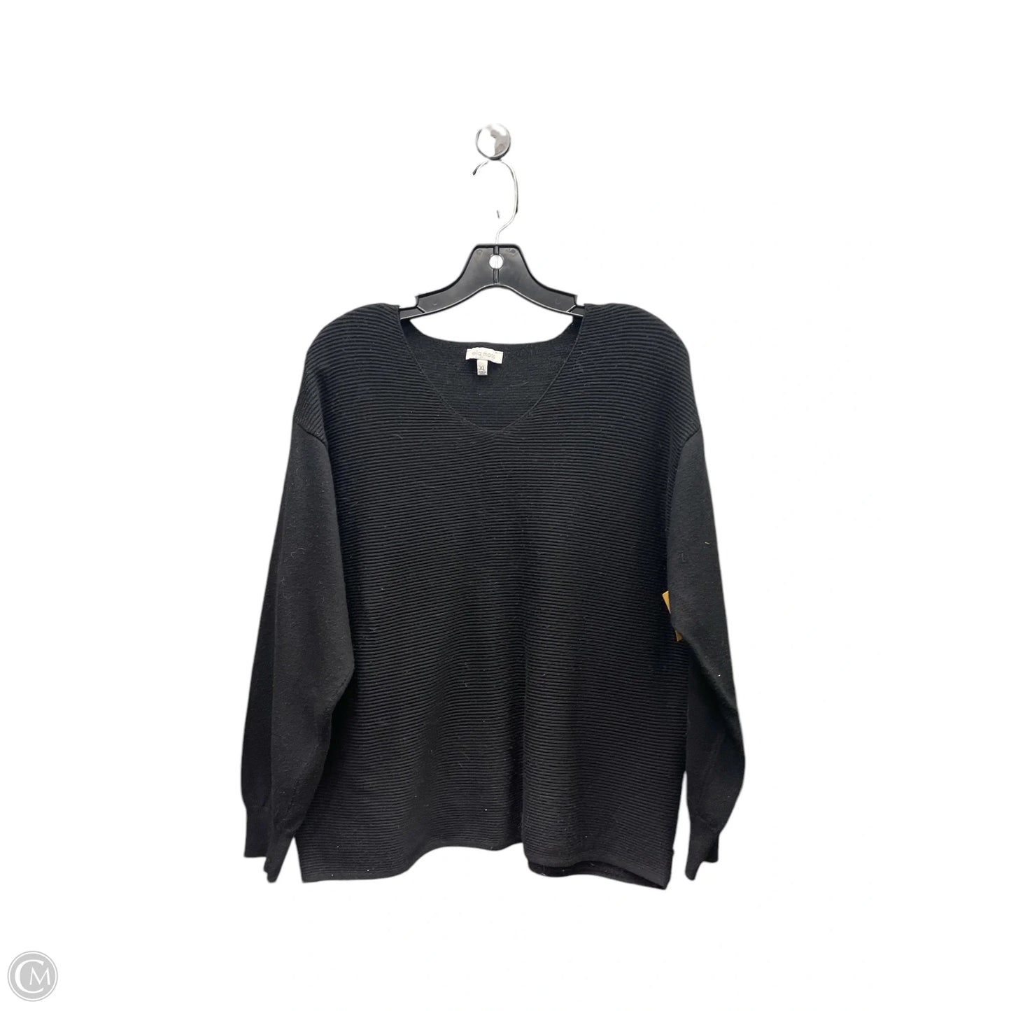 Sweater By Ella Moss In Black, Size: Xl