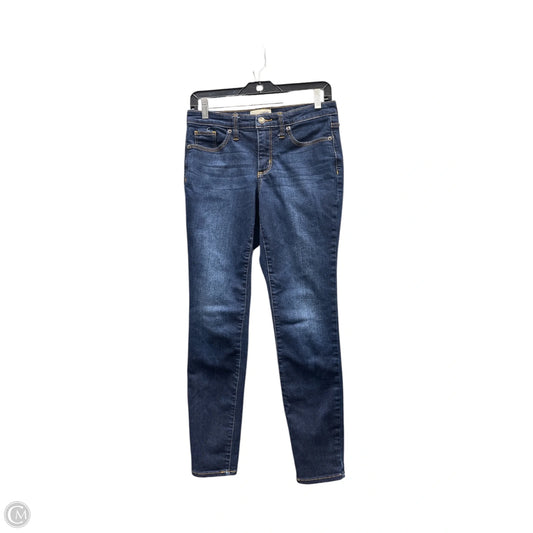 Jeans Skinny By Universal Thread In Blue Denim, Size: 4