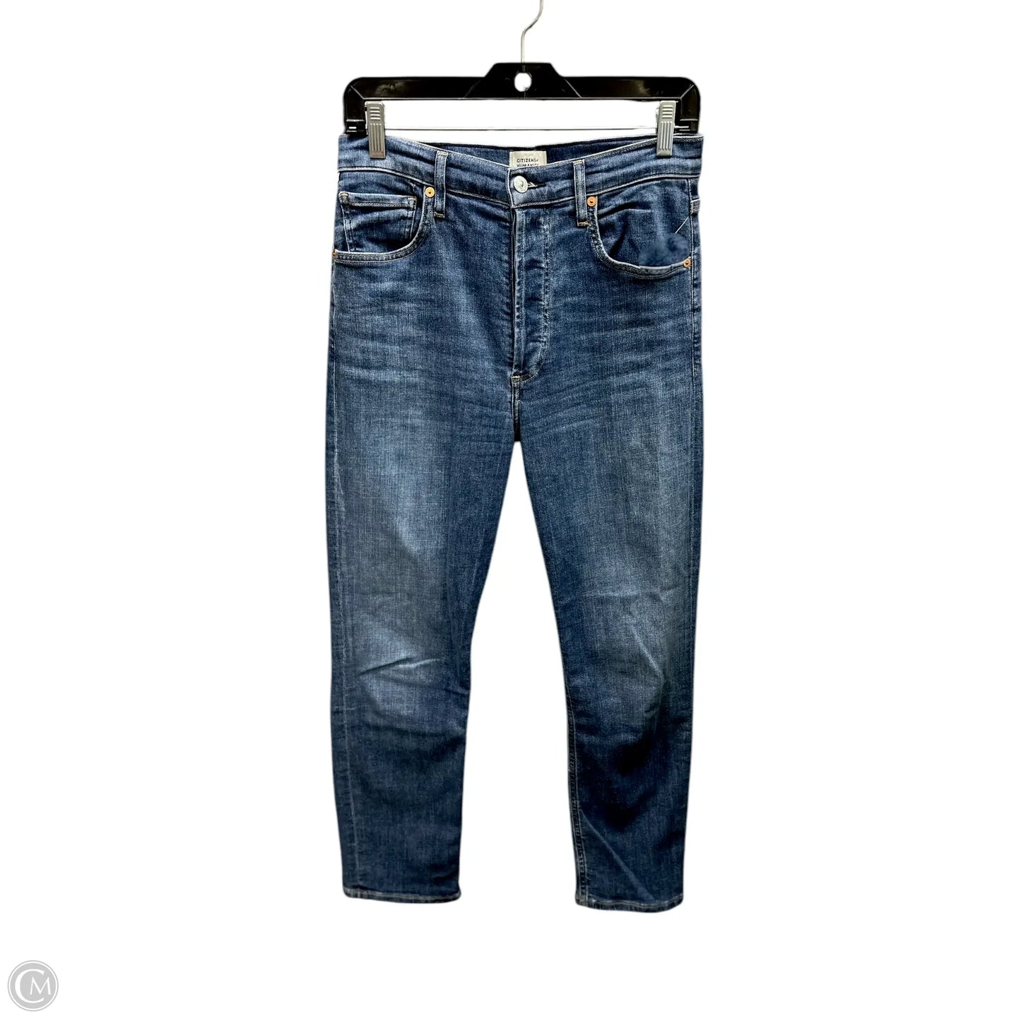Jeans Straight By Citizens Of Humanity In Blue Denim, Size: 28
