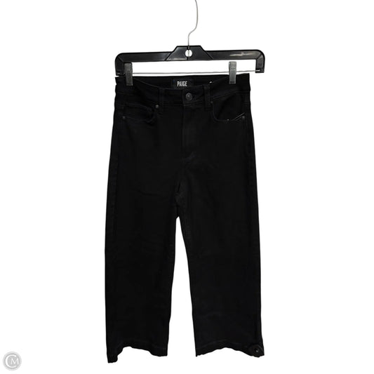 Jeans Wide Leg By Paige In Black, Size: 2