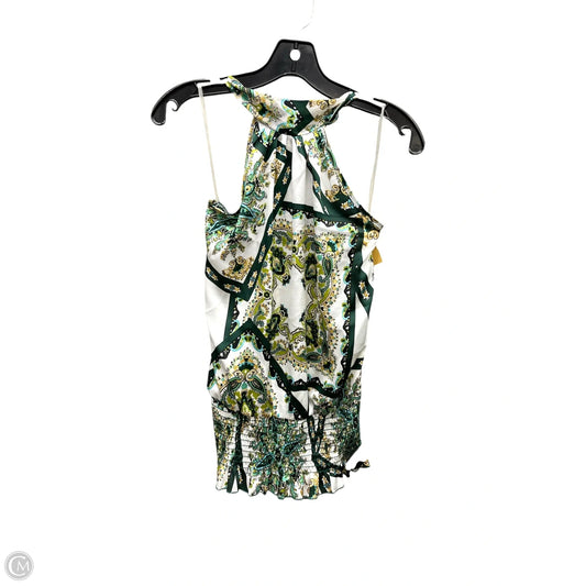 Top Sleeveless By Clothes Mentor In Green, Size: S