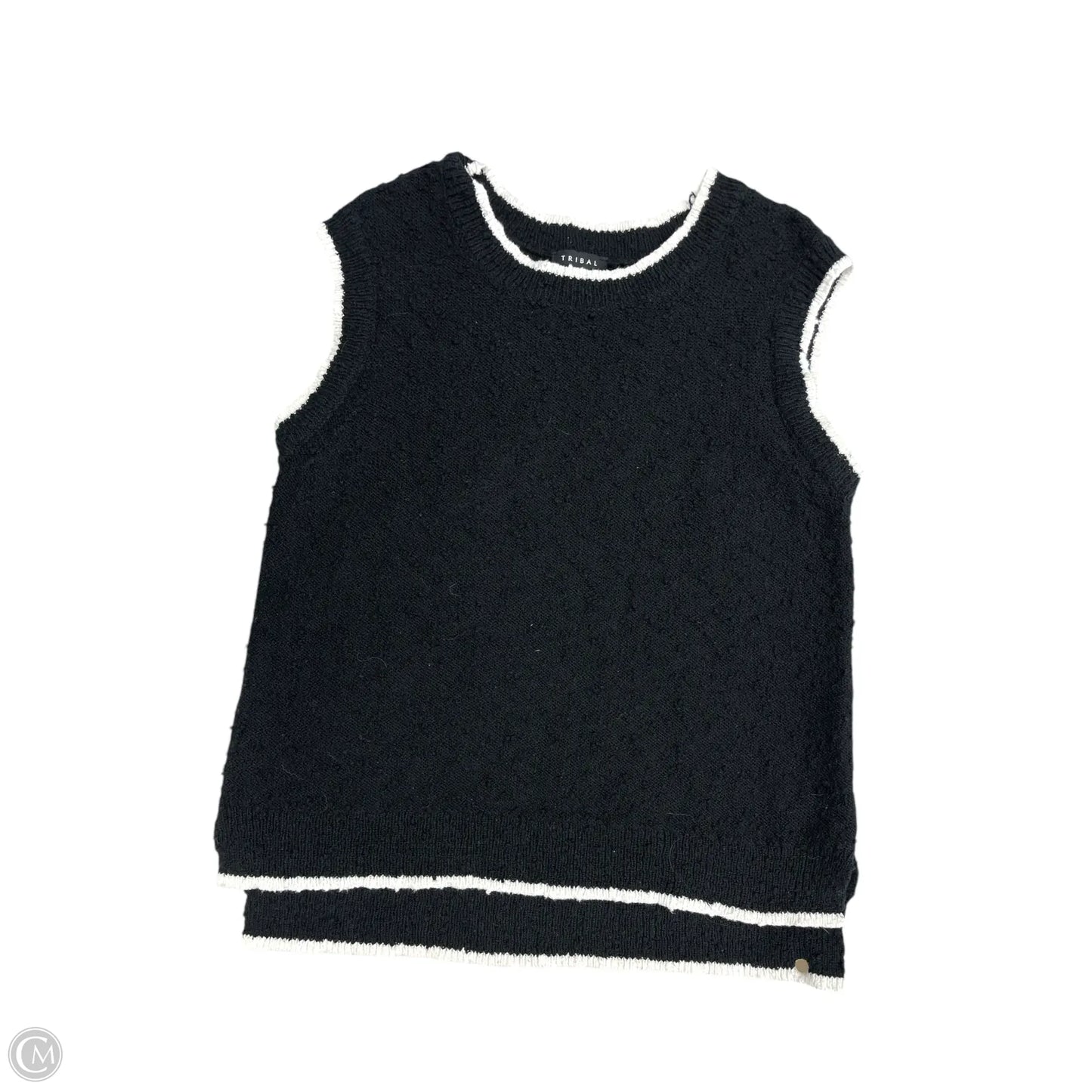 Top Sleeveless By Tribal In Black, Size: Sp