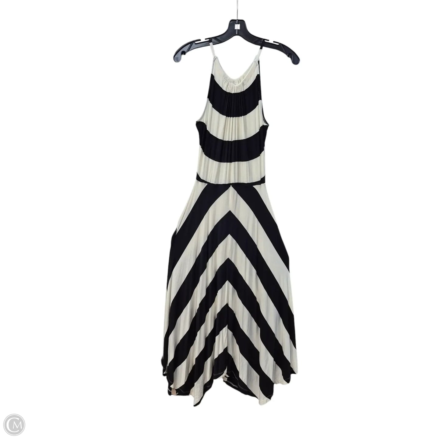 Dress Casual Maxi By Gap In Black & White, Size: S