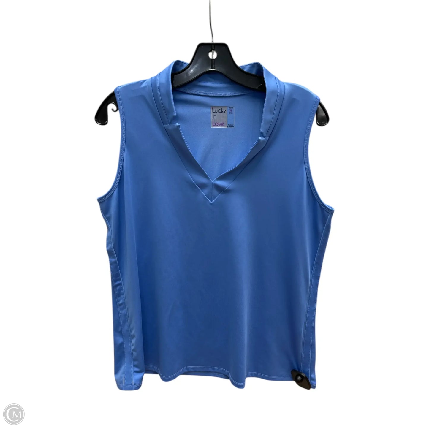 Athletic Tank Top By Lucky in Love In Blue, Size: Xl