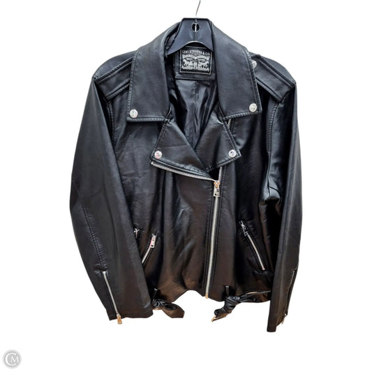 Jacket Leather By Levis In Black, Size: 1x