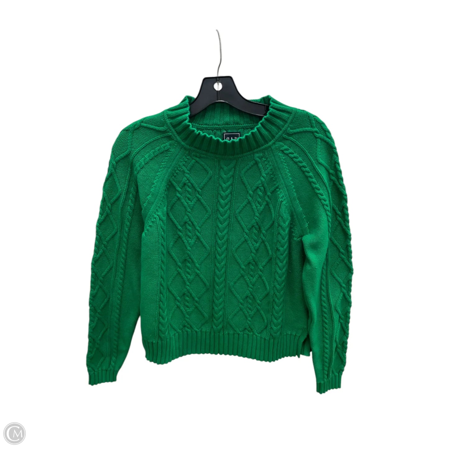 Sweater By Gap In Green, Size: M