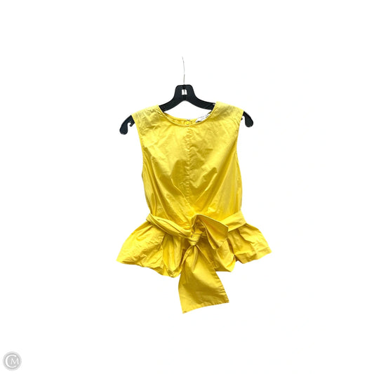 Top Sleeveless Designer By Derek Lam In Yellow