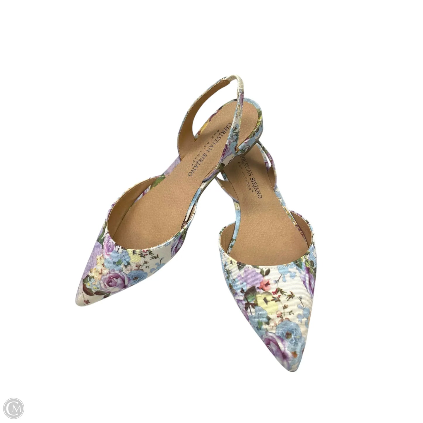 Shoes Flats By Christian Siriano In White & Yellow, Size: 6