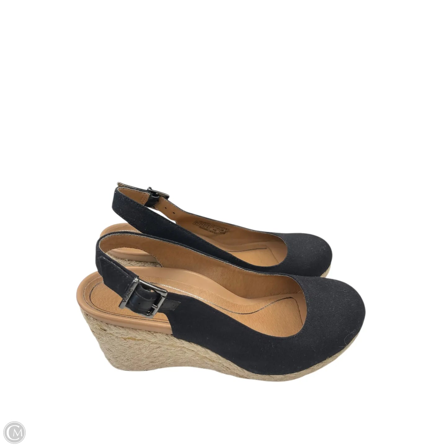 Shoes Heels Wedge By Vionic In Black, Size: 6