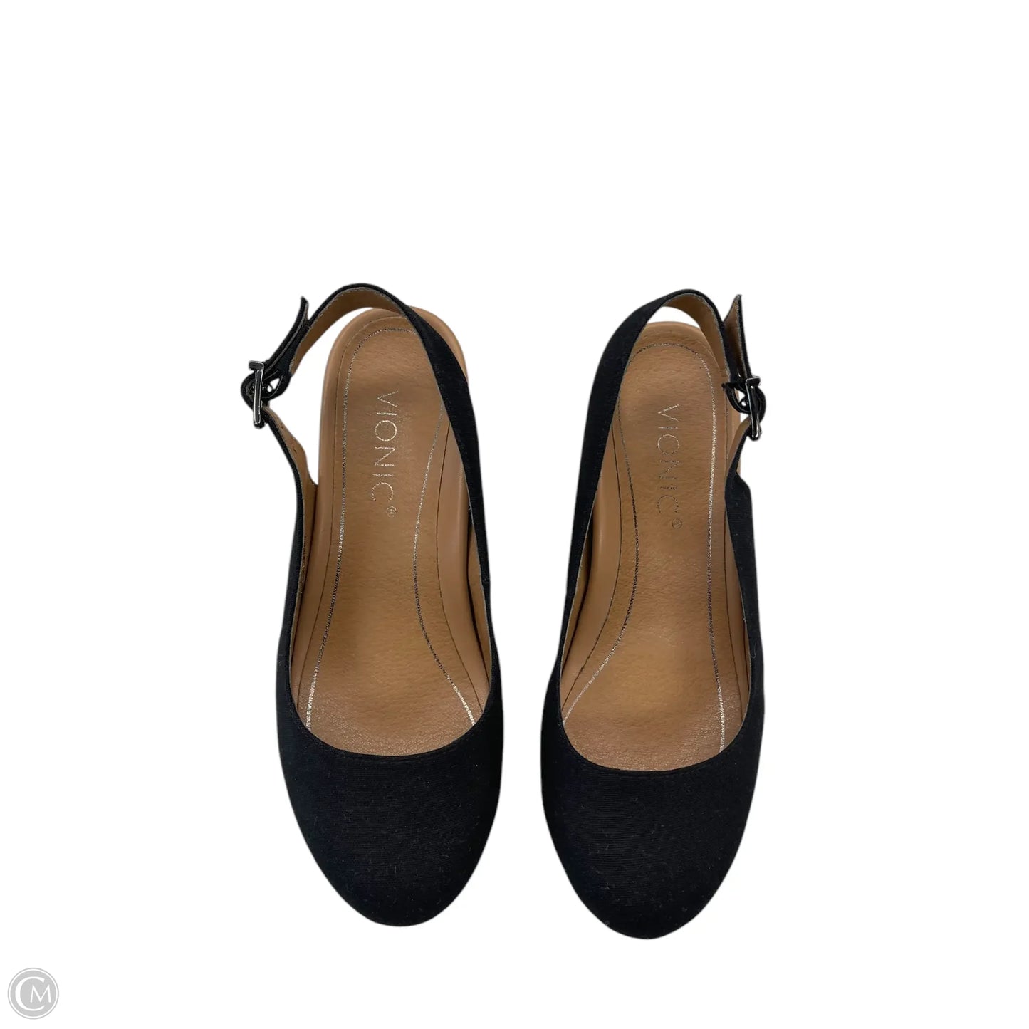 Shoes Heels Wedge By Vionic In Black, Size: 6