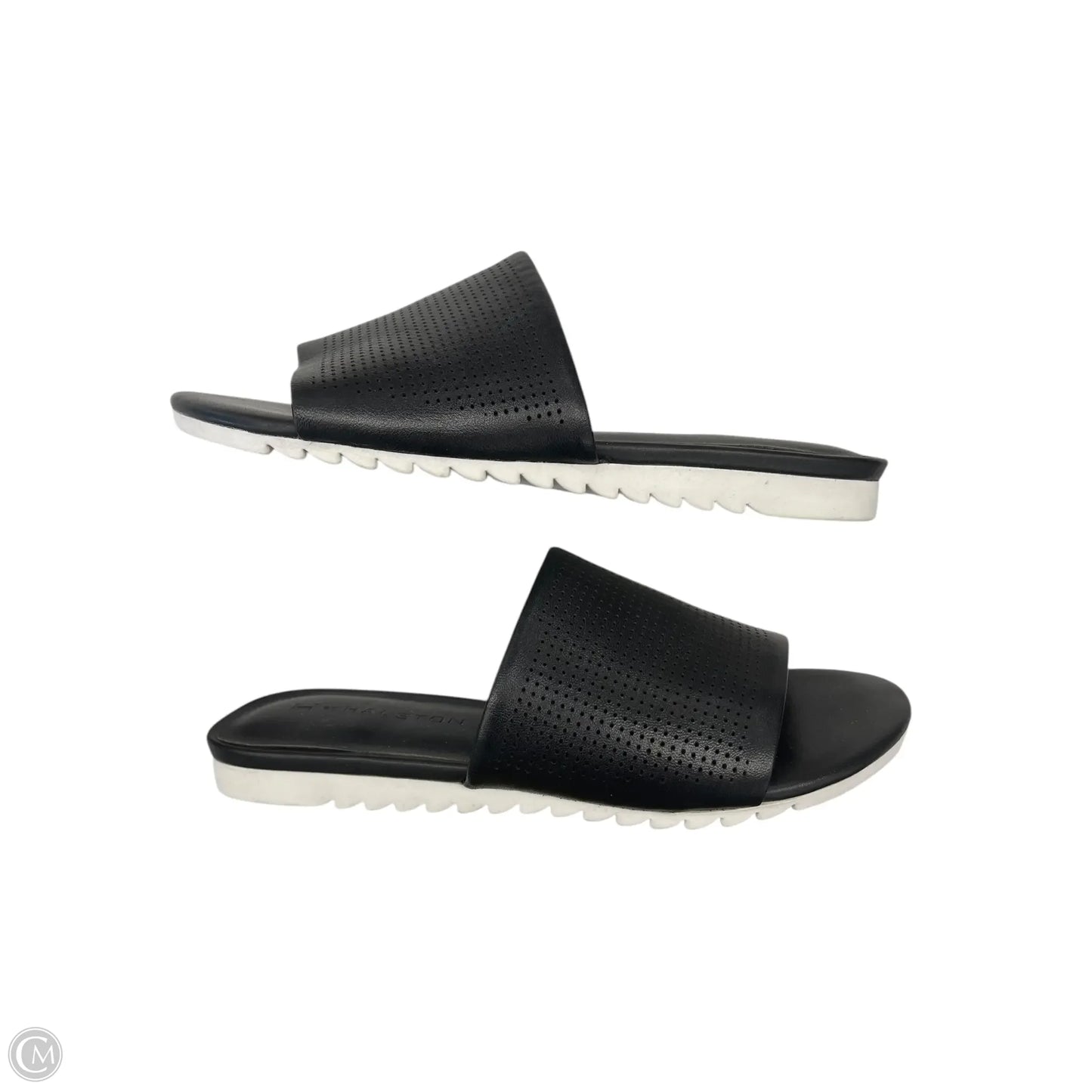 Sandals Flats By H For Halston In Black, Size: 6