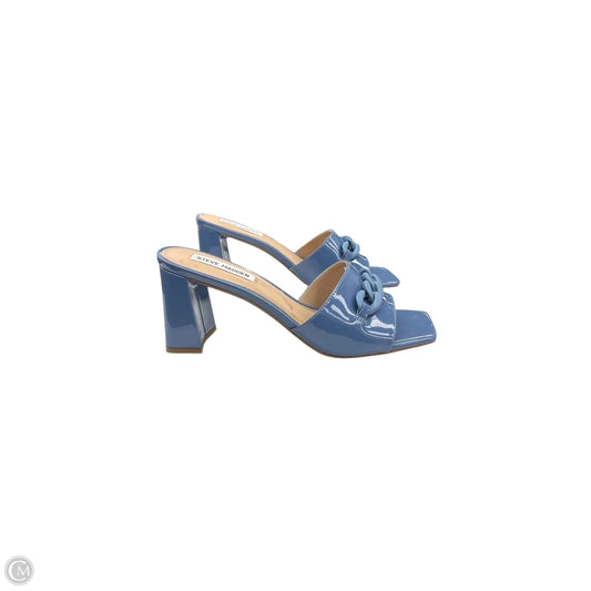 Shoes Heels Block By Steve Madden In Blue, Size: 9