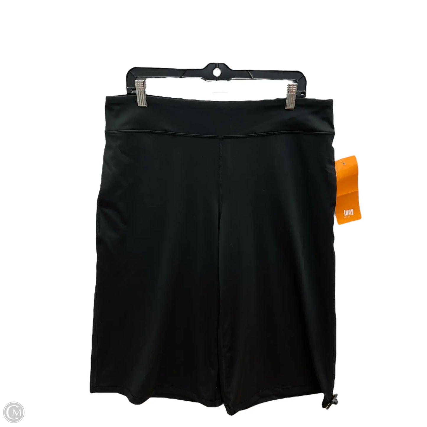 Athletic Capris By Lucy In Black, Size: L