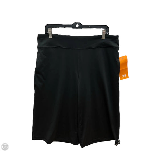 Athletic Capris By Lucy In Black, Size: L