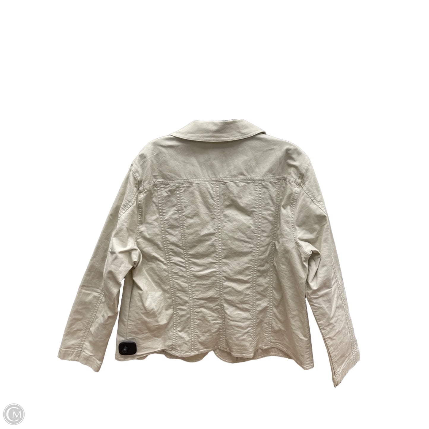 Jacket Other By Chicos In Cream, Size: Xl