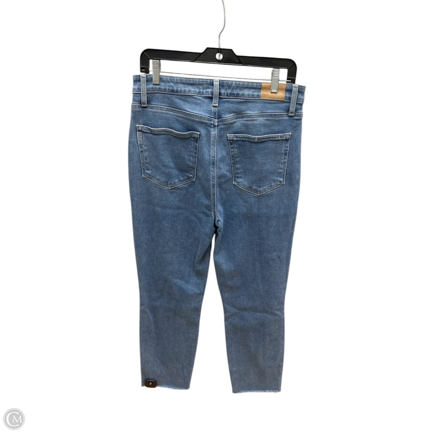 Jeans Straight By Paige In Blue Denim, Size: 10