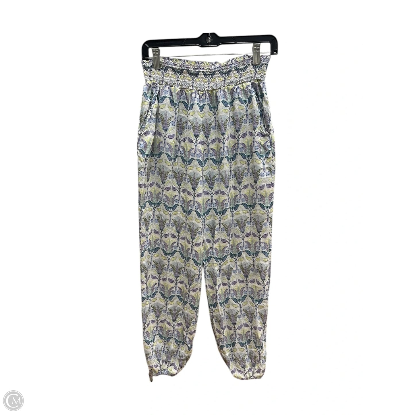 Pants Designer By Tory Burch In Blue & White, Size: Xs