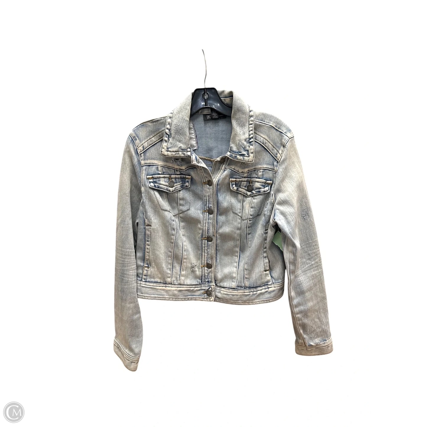 Jacket Denim By Inc In Blue, Size: L