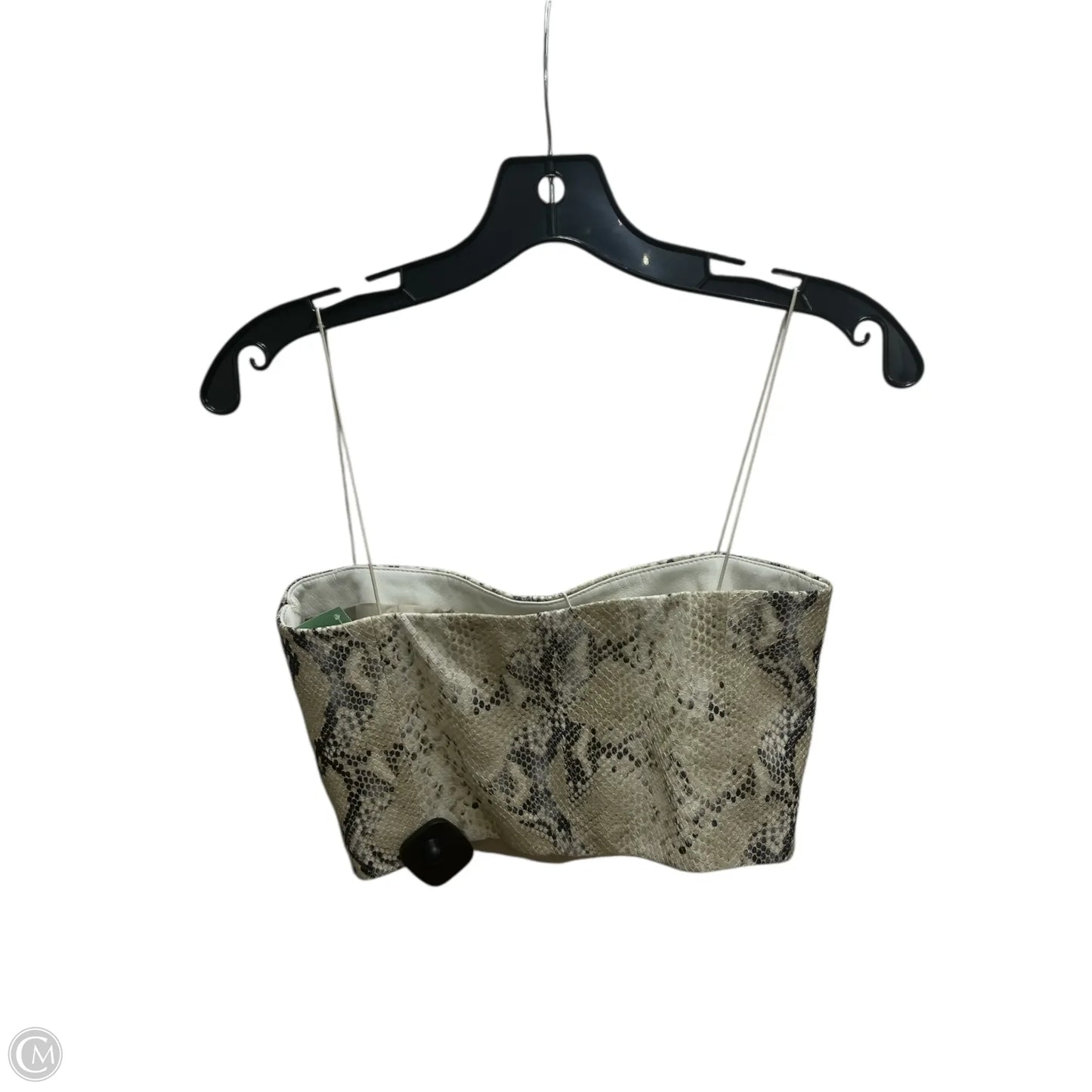 Top Sleeveless By Helmut Lang In Snakeskin Print, Size: 2