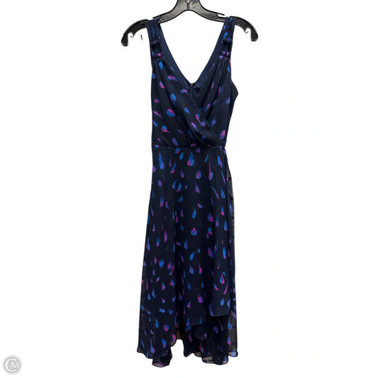 Dress Party Midi By Dkny In Blue & Purple, Size: 2