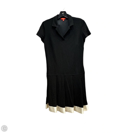 Dress Casual Midi By Abs In Black & White, Size: M