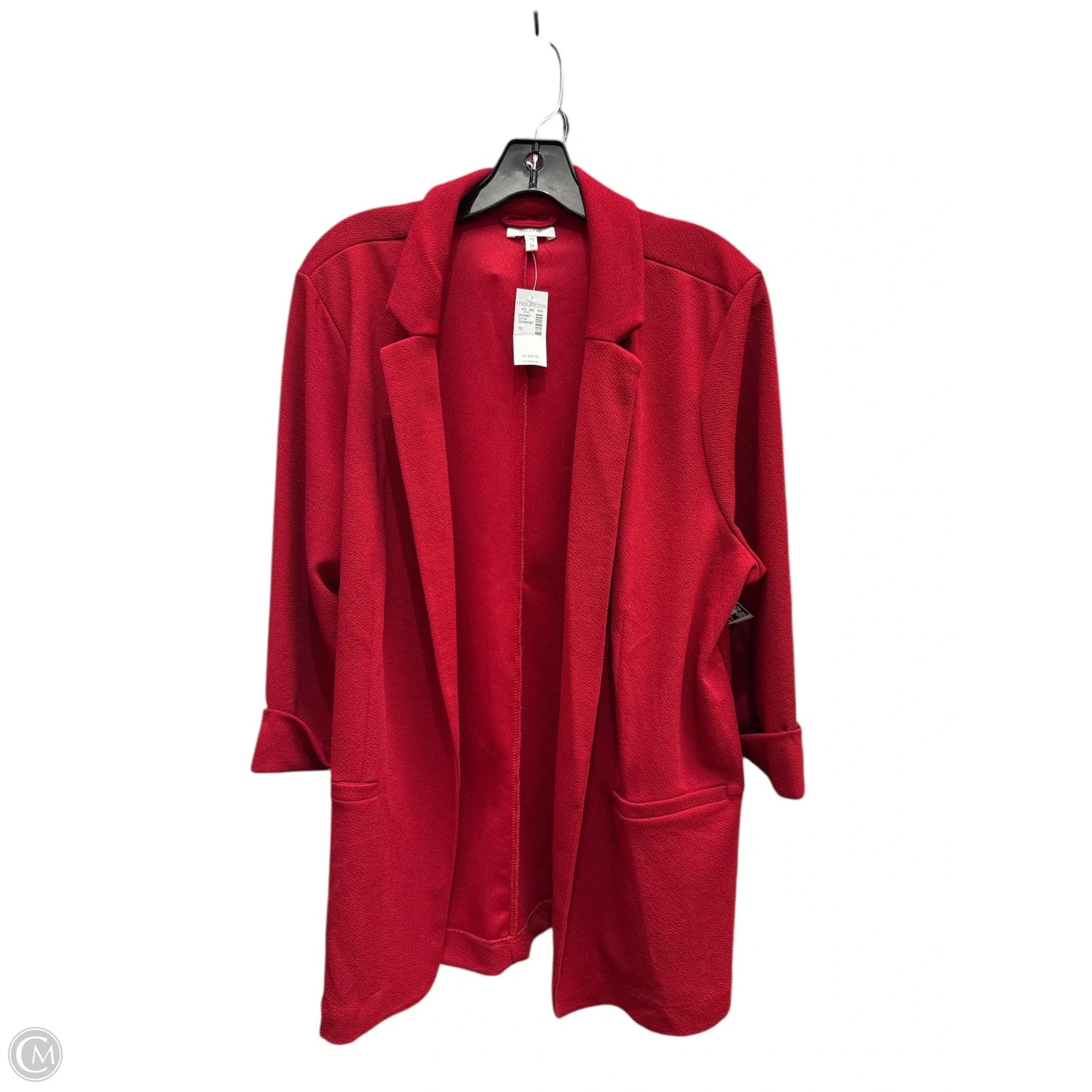 Blazer By Maurices In Red, Size: 1x