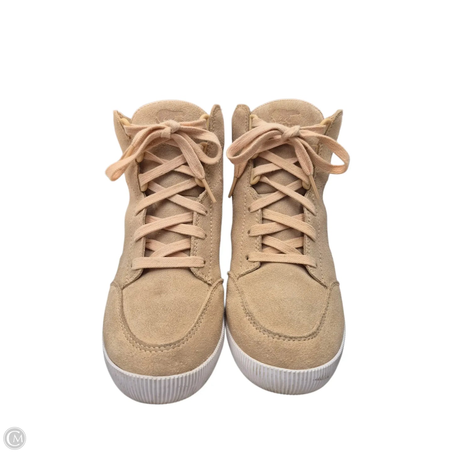 Shoes Heels Wedge By Sorel In Pink, Size: 6