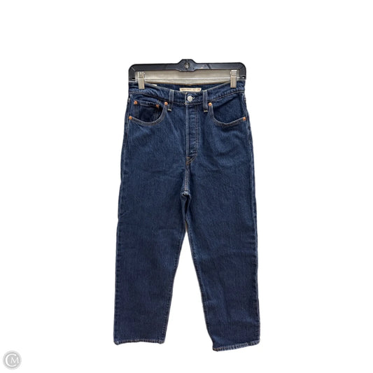 Jeans Straight By Levis In Blue Denim, Size: 6