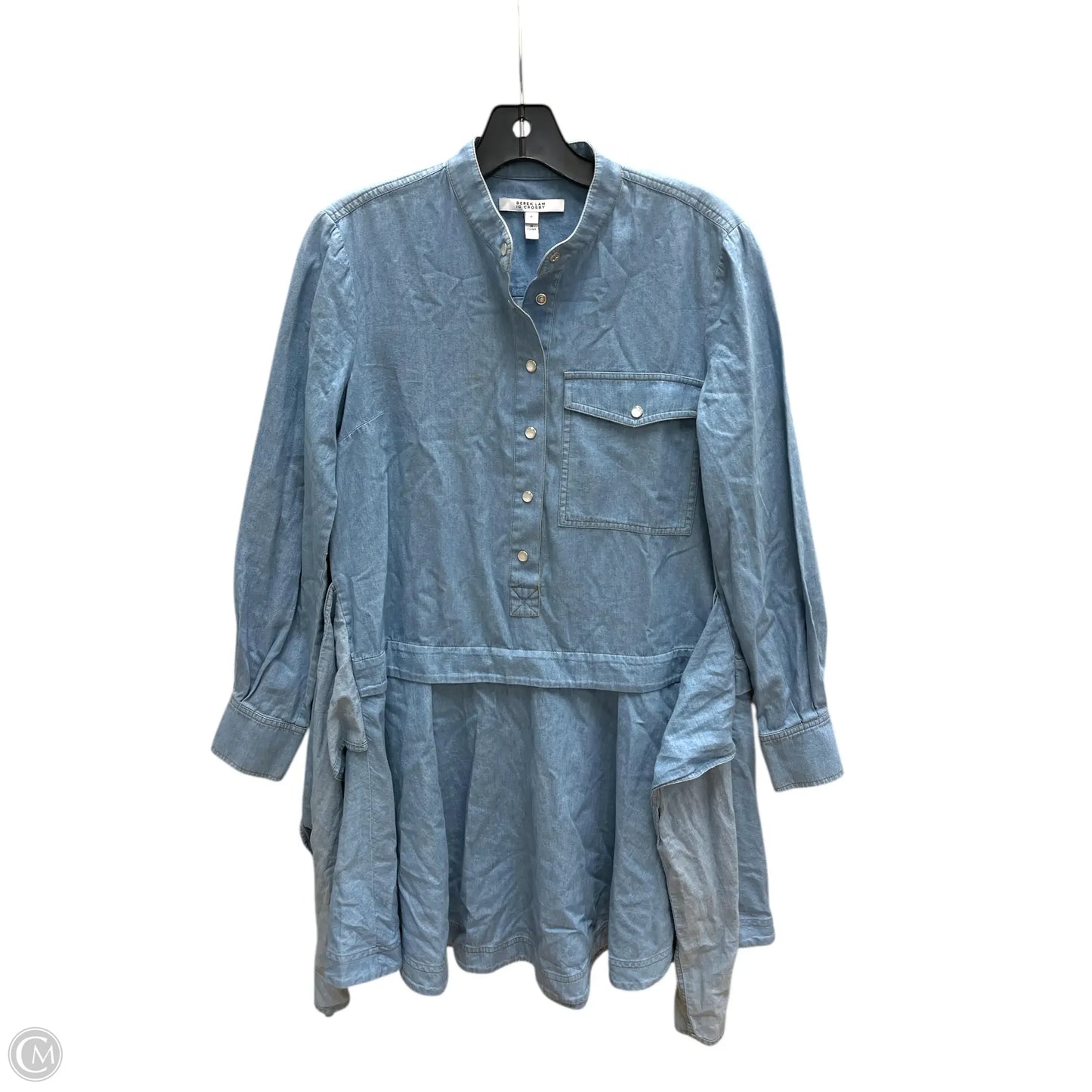 Dress Designer By Derek Lam In Blue Denim, Size: 0