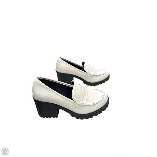 Shoes Heels Block By Soda In Cream, Size: 7.5