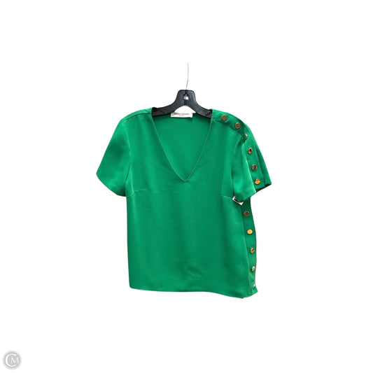 Top Short Sleeve By Amanda Uprichard In Green, Size: S