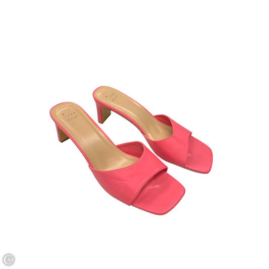 Shoes Heels Block By A New Day In Pink, Size: 9.5