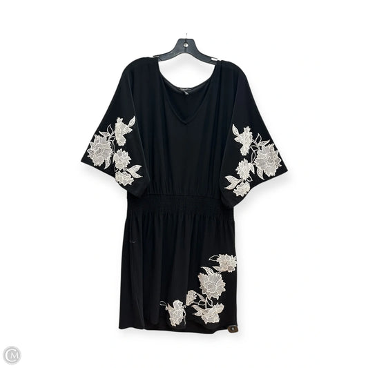 Dress Casual Midi By White House Black Market In Black & White, Size: Xl