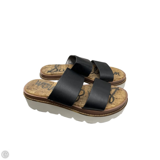 Sandals Heels Platform By Sam Edelman In Black, Size: 6