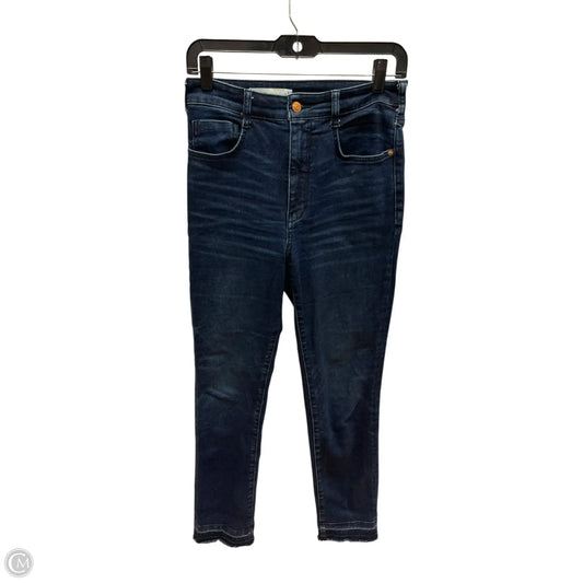 Jeans Skinny By Anthropologie In Blue Denim, Size: 4