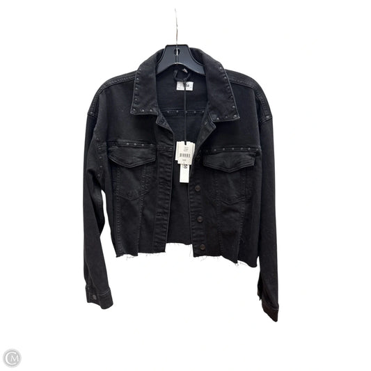 Jacket Denim By M1858 In Black Denim, Size: L