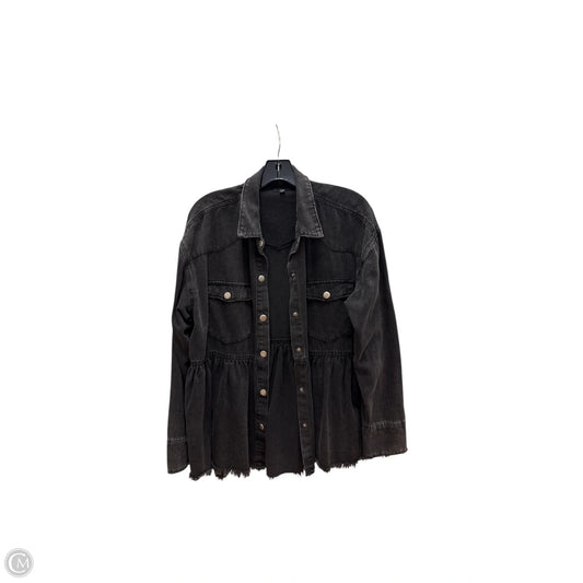 Jacket Denim By Fate In Black, Size: M