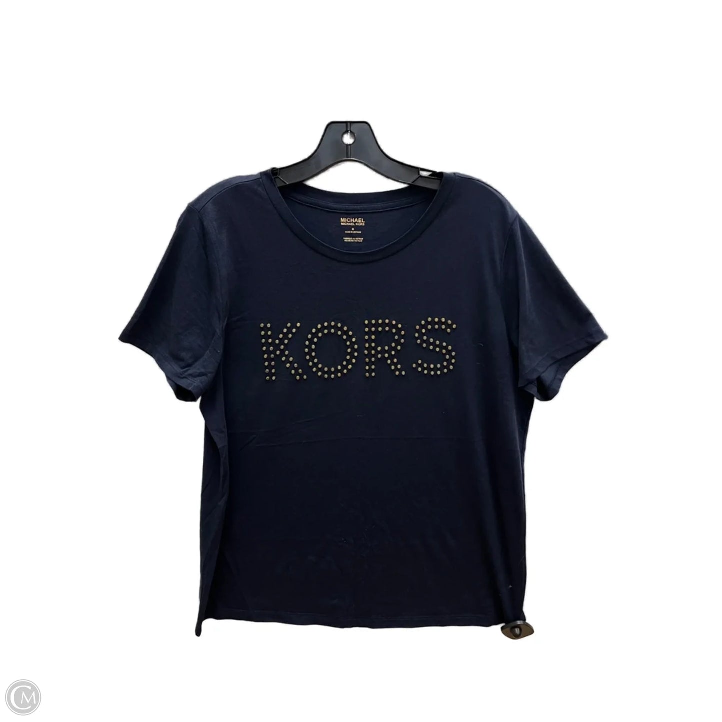 Top Short Sleeve By Michael By Michael Kors In Navy, Size: M