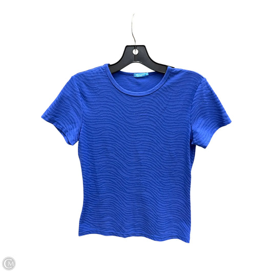 Top Short Sleeve By J Mclaughlin In Blue, Size: S