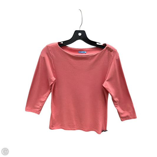 Top 3/4 Sleeve By J Mclaughlin In Coral, Size: Xs