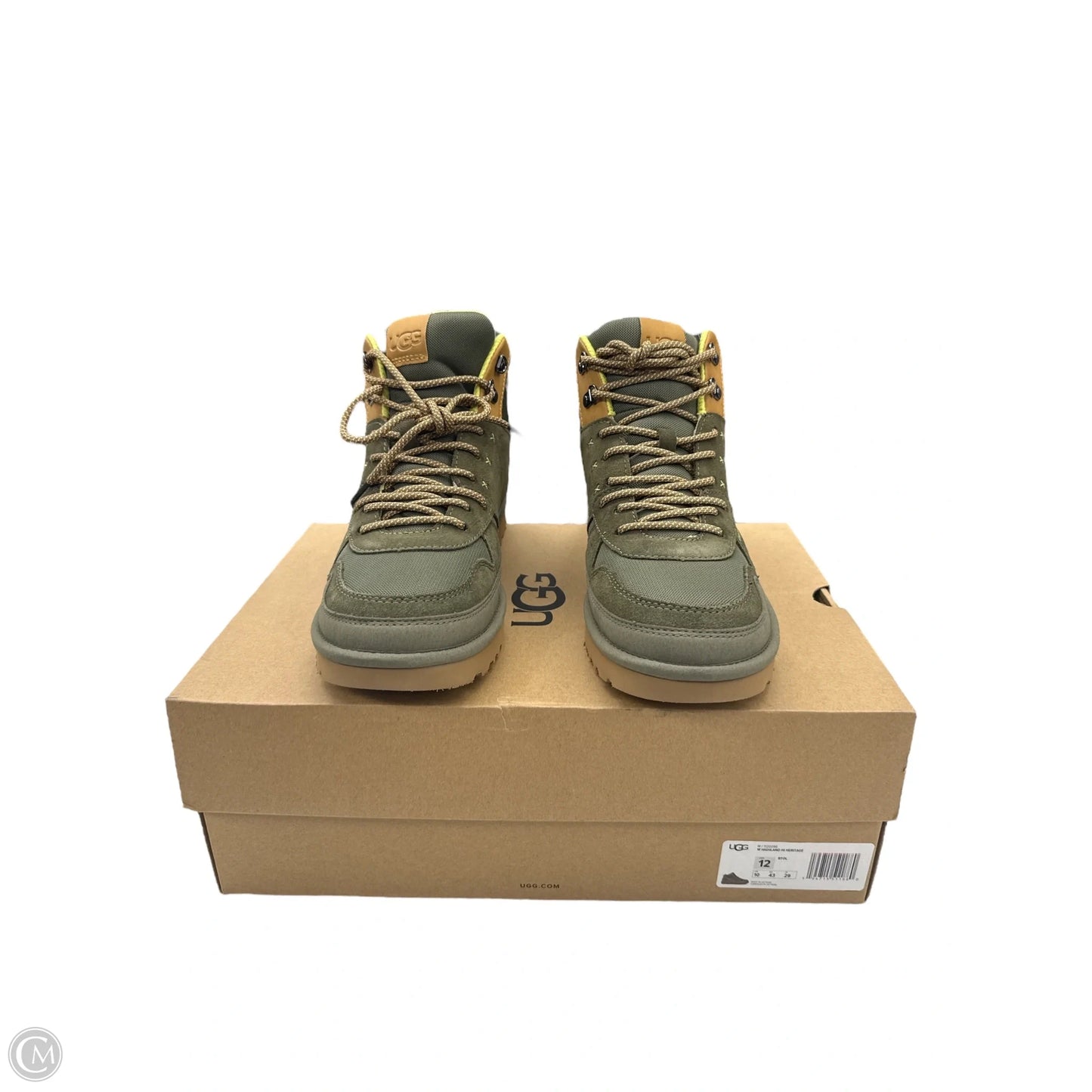 Boots Designer By Ugg In Green, Size: 12