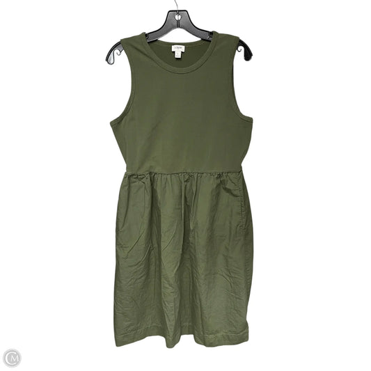 Dress Casual Maxi By J. Crew In Green, Size: L