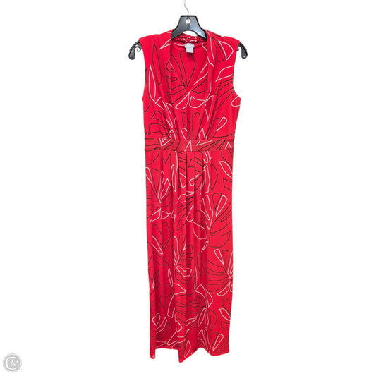 Dress Casual Maxi By Chicos In Red, Size: S