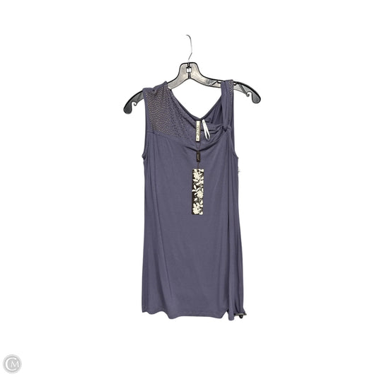 Top Sleeveless By Kische In Purple, Size: S