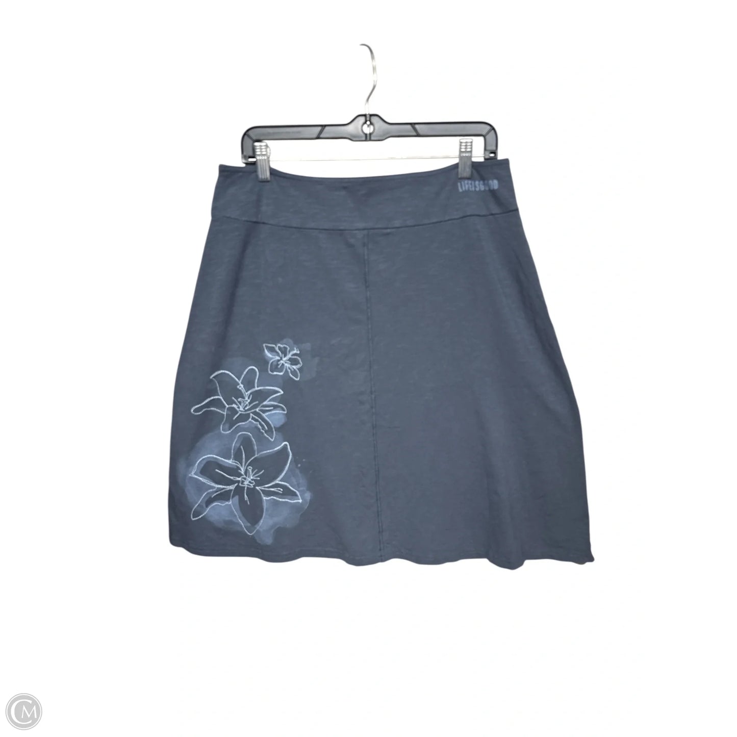 Skirt Midi By Life Is Good In Navy, Size: L