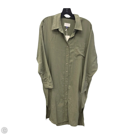 Dress Casual Midi By Universal Thread In Green, Size: M