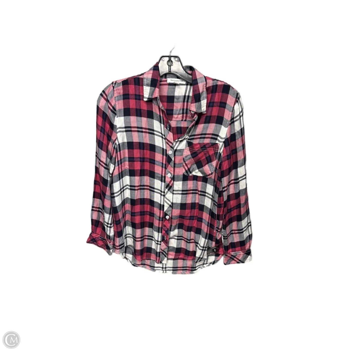 Top Long Sleeve By Beachlunchlounge In Pink & Purple, Size: Xs