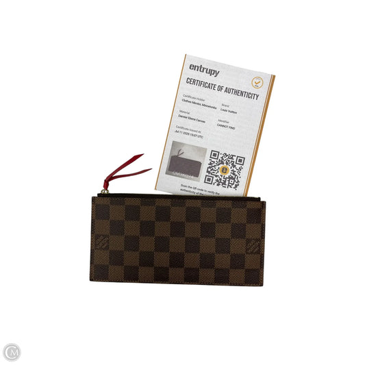 Wallet Luxury Designer By Louis Vuitton, Size: Medium