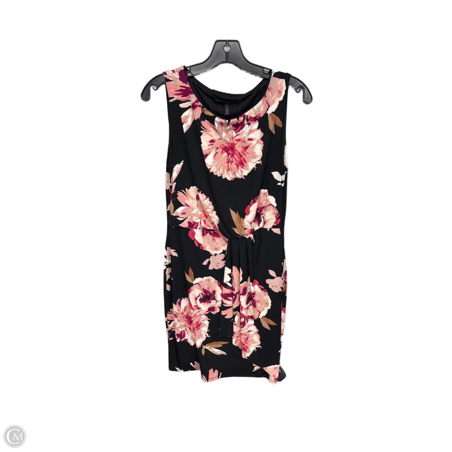 Dress Casual Midi By White House Black Market In Black & Pink, Size: S